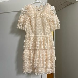 Sandro lace mini dress